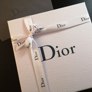 Dior Large Gift Box with Ribbons and Envelope